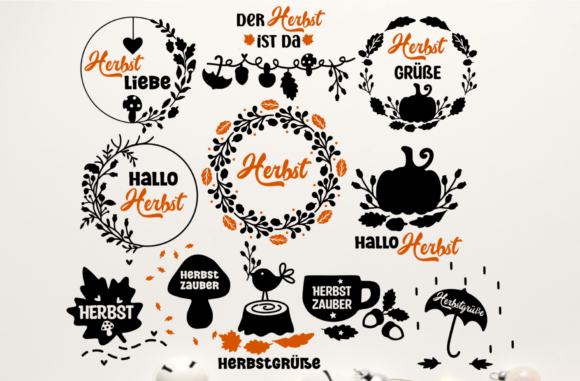 Download Fall (GERMAN) Pumpkin SVG - Fall Collection