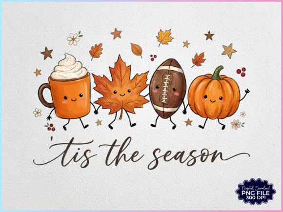 Download Tis the Season Autumn Fall Cartoon PNG - Premium Resources