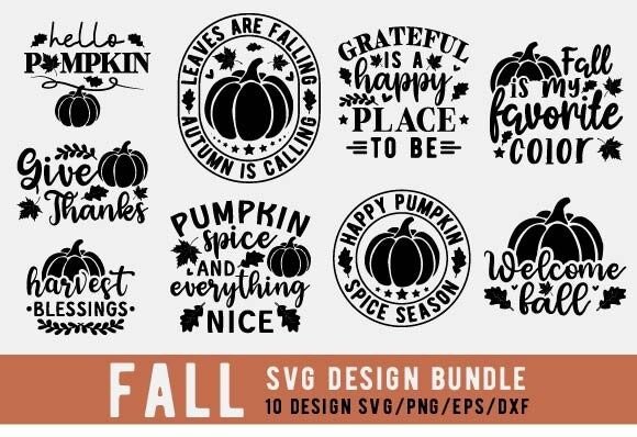 Download Fall Svg Bundle, Pumpkin Svg Bundle - Fall Collection