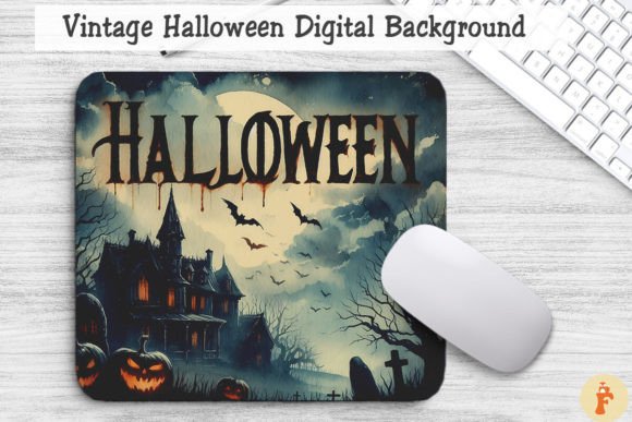 Download Vintage Halloween Digital Background - Premium Bundle