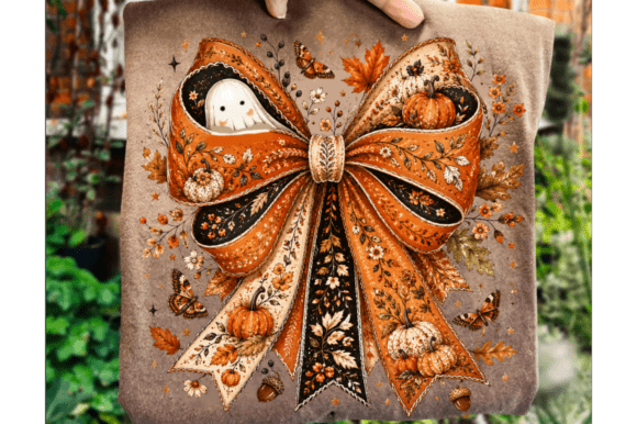 Download Floral Fall Ghost Coquette Png,Halloween - Premium Resources