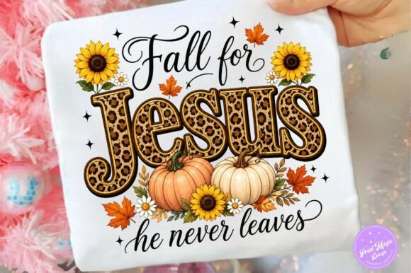 Download Fall for Jesus He Never Leaves PNG - Premium Resources