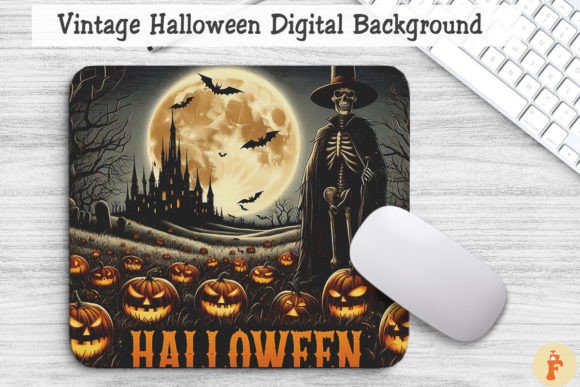 Download Vintage Halloween Digital Background - Premium Bundle