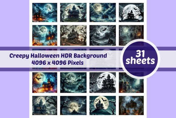 Download Creepy Halloween HDR Background 31 Sheet - Creepy Collection