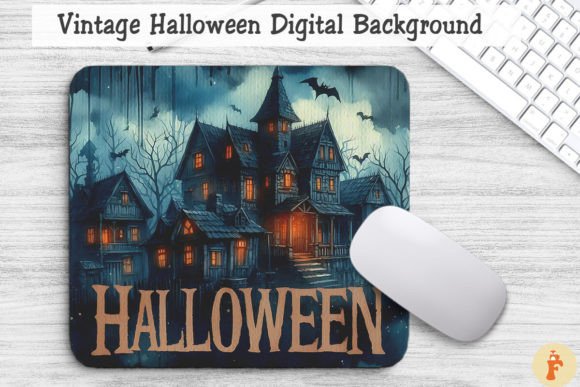 Download Vintage Halloween Digital Background - Premium Bundle