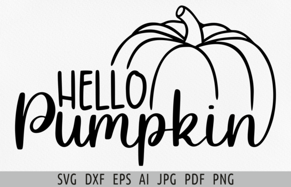 Download Hello Pumpkin Svg Hello Fall Svg for Cut - Fall Collection
